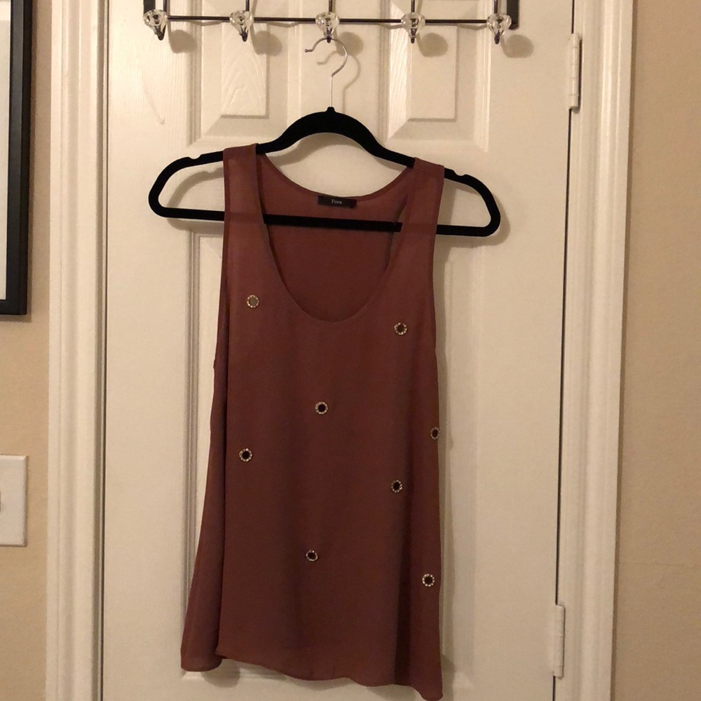 Fora sheer tank top